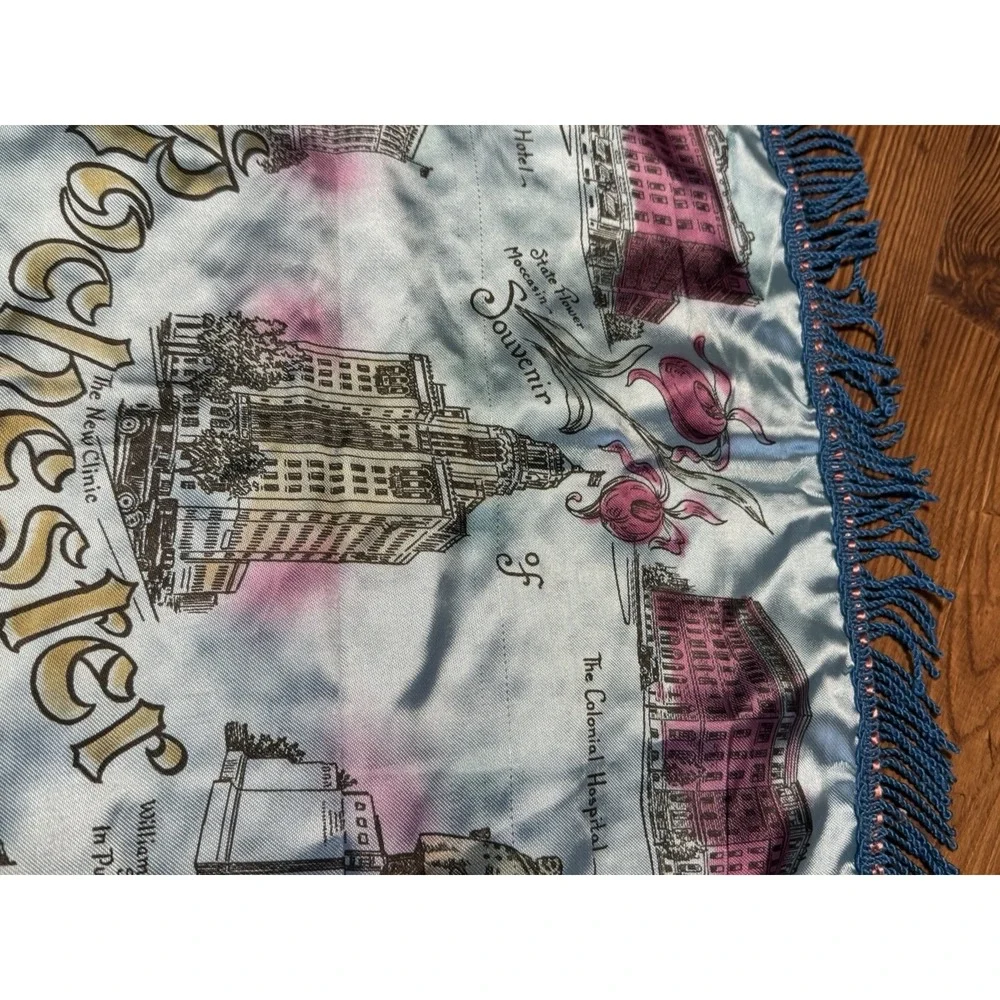 Rochester Minnesota Vintage Silk Pillow Sham 